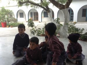 Children at Auro Valley Ashram